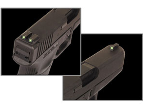 TruGlo Tritium Handgun Sight Set for Glock Low TG231G1
