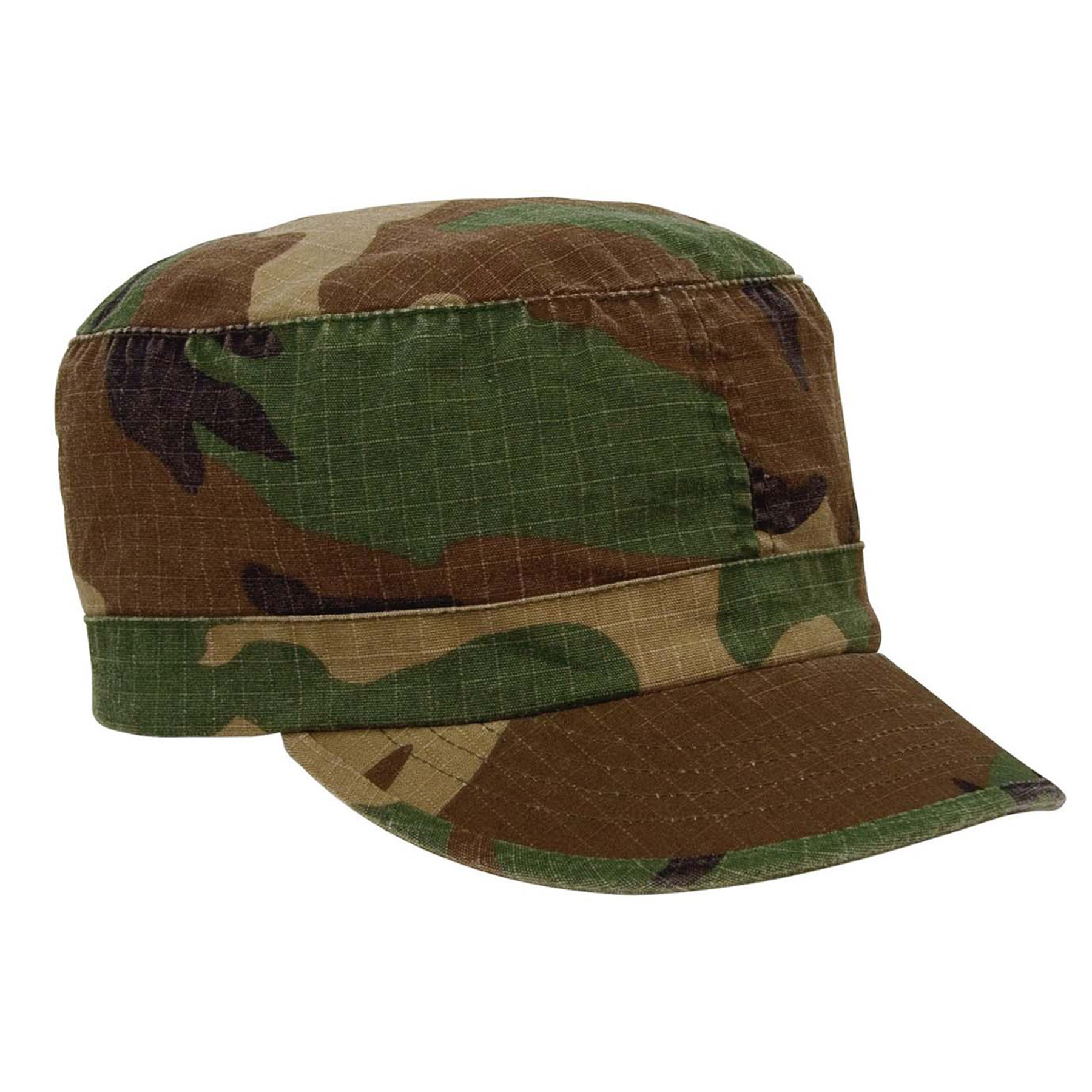 Rothco Womens Adjustable Vintage Fatigue Cap - Woodland Camo