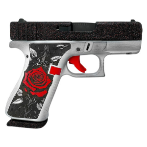 GLOCK G43X 9mm 3.41" 10rd - Black w/ Rose Grip