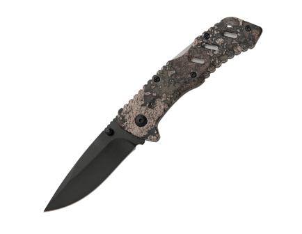 Bear & Son Edge Folding Drop Point Knife, TrueTimber Strata - 71834