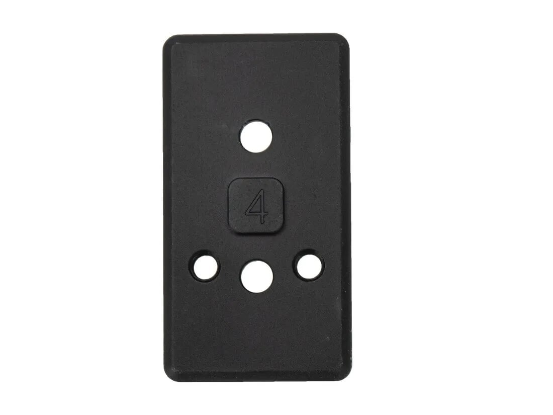 Arisaka Defense Offset Optic Plate 4, Black - OOM-P4