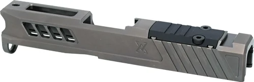 TRUE PRECISION SLIDE W/RMS CUT - PLATE STEALTH GREY FOR G43