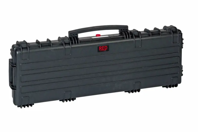 EXPLORER RED LONG GUN CASE BLACK WATERPROOF DOUBLE LAYER FOAM 53.15"X13.78"X5.31"