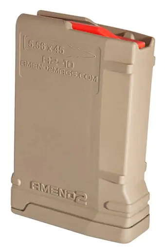Amend2 5.56x45 NATO / 223 Rem 10 Rounder A2556MOD2FDE10 Flat Dark Earth