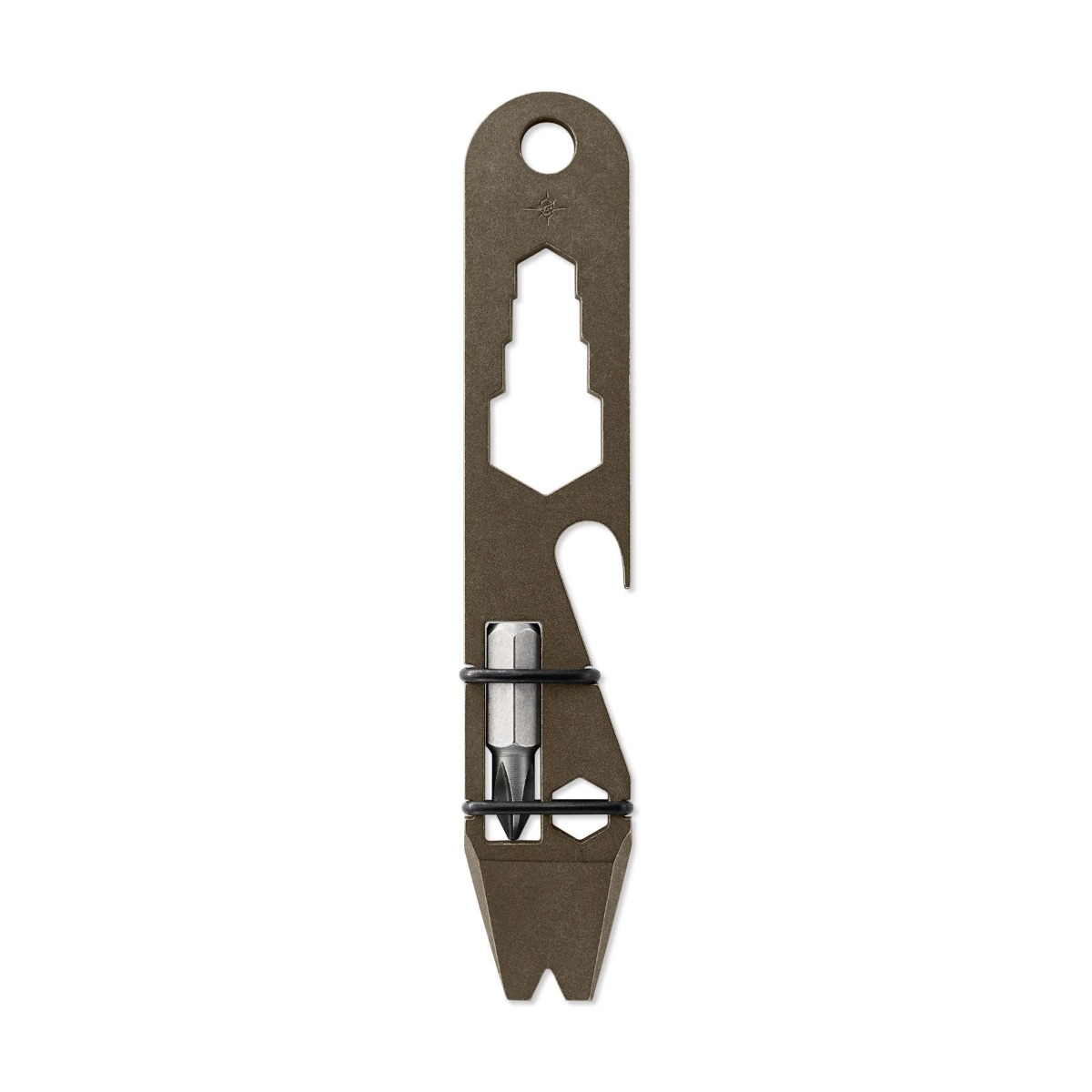 Toor Knives Titanium Keychain Multi Tool, Bronze