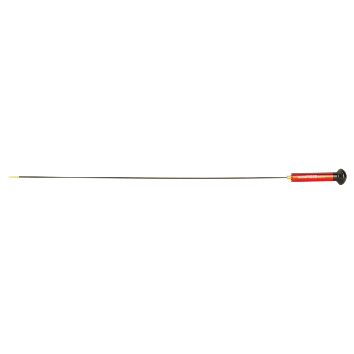 Birchwood Casey Premium Carbon .17 Cal/.20 Cal 30" 1-Piece Cleaning Rod, Black/Red