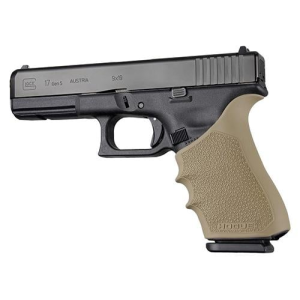Hogue HandAll Beavertail Grip Sleeve Glock 17, G17L, G19X, G34, G34 MOS Gen 1-2-5-Flat Dark Earth