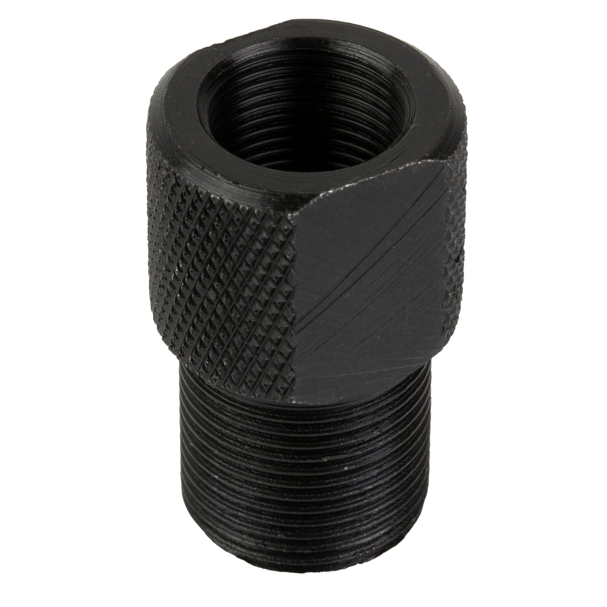 GrovTec Thread Protector Converter, 1/2"-28 to 5/8"-24, Black Oxide