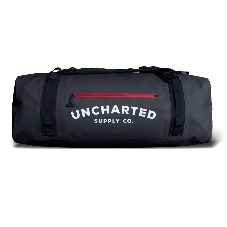 Uncharted Supply Co. The Vault 65L Duffel Bag, Black -  BG-D6F-60L-BK