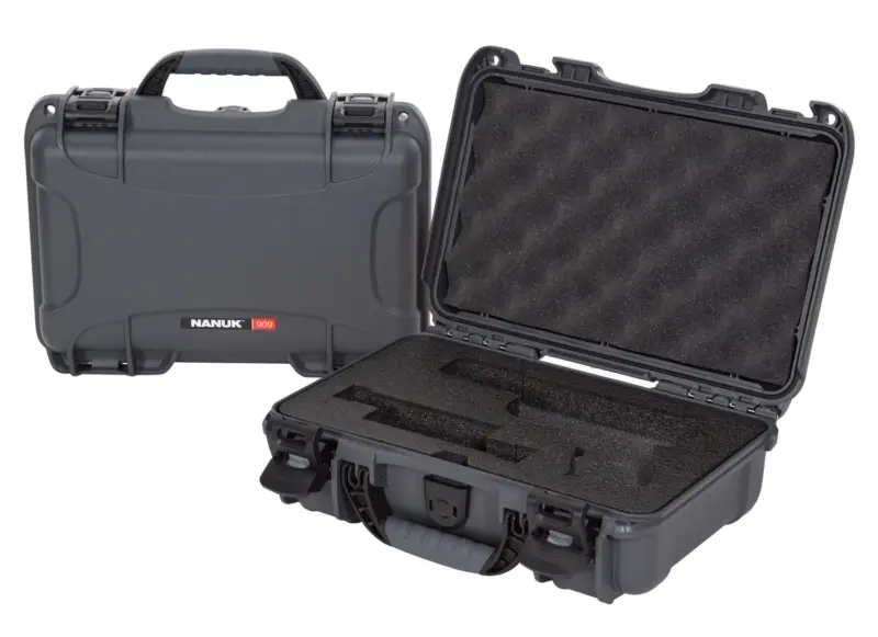 Nanuk 909GLOCK7 909 Graphite Resin Compatible w/Glock