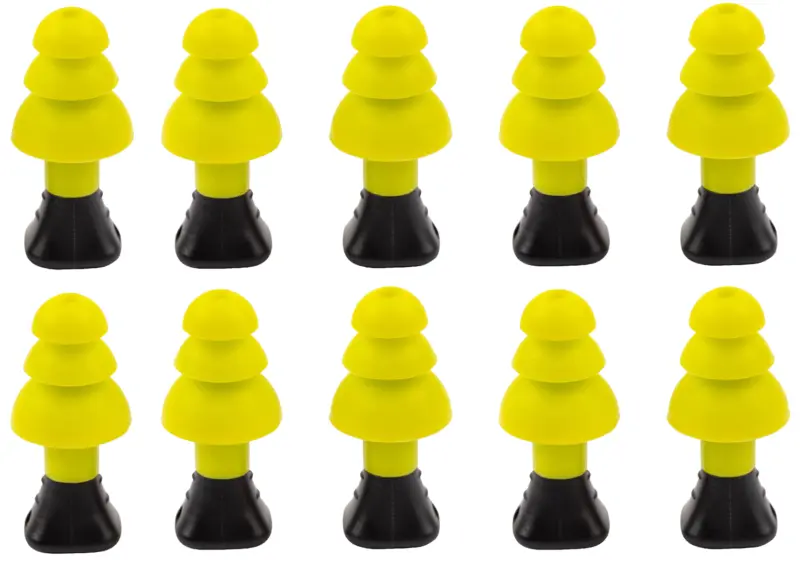 Allen 4122 Silicone Ear Plugs 26 dB Yellow 5 Pair