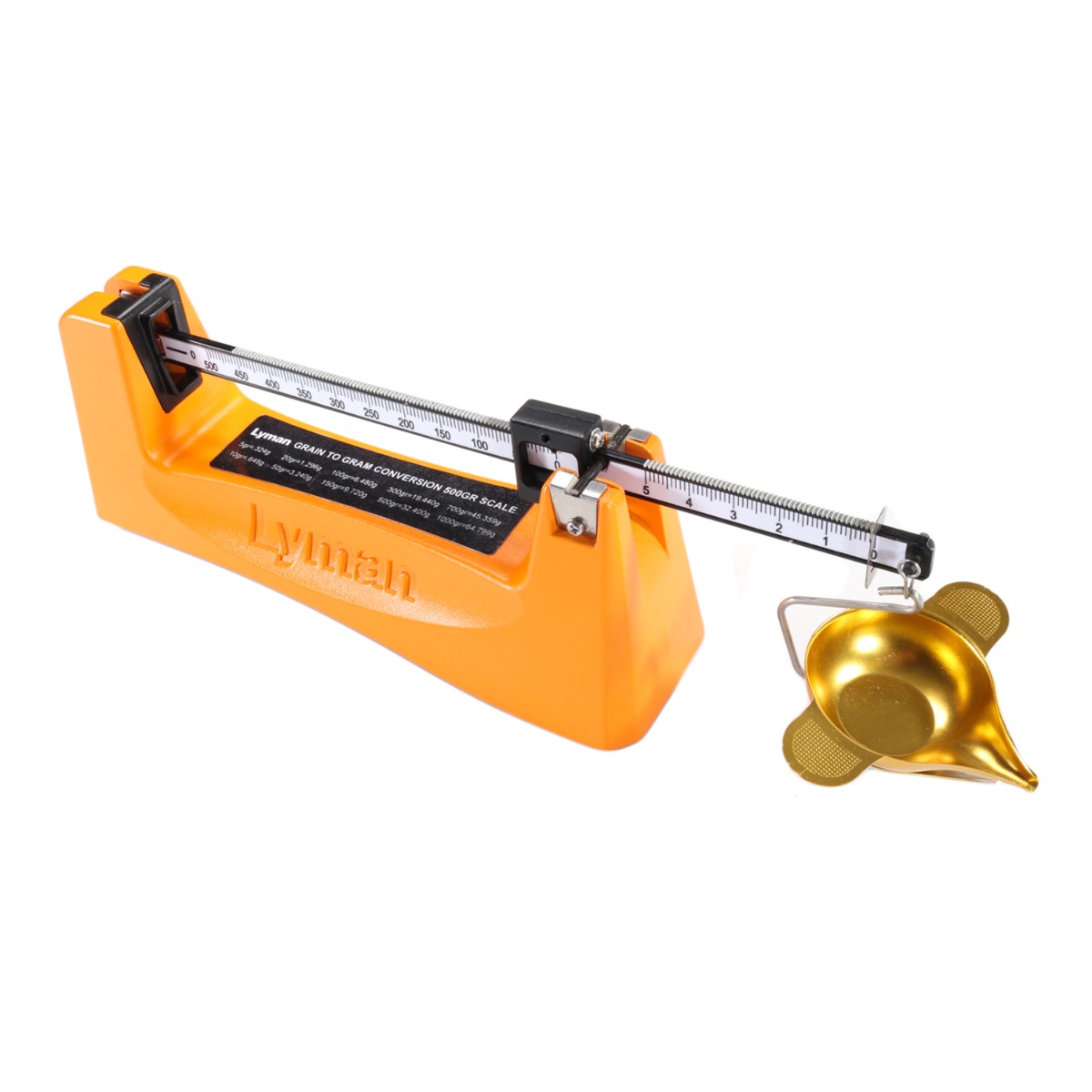 Lyman Brass Smith 500 Aluminum Reloading Scale, Orange - 7752225