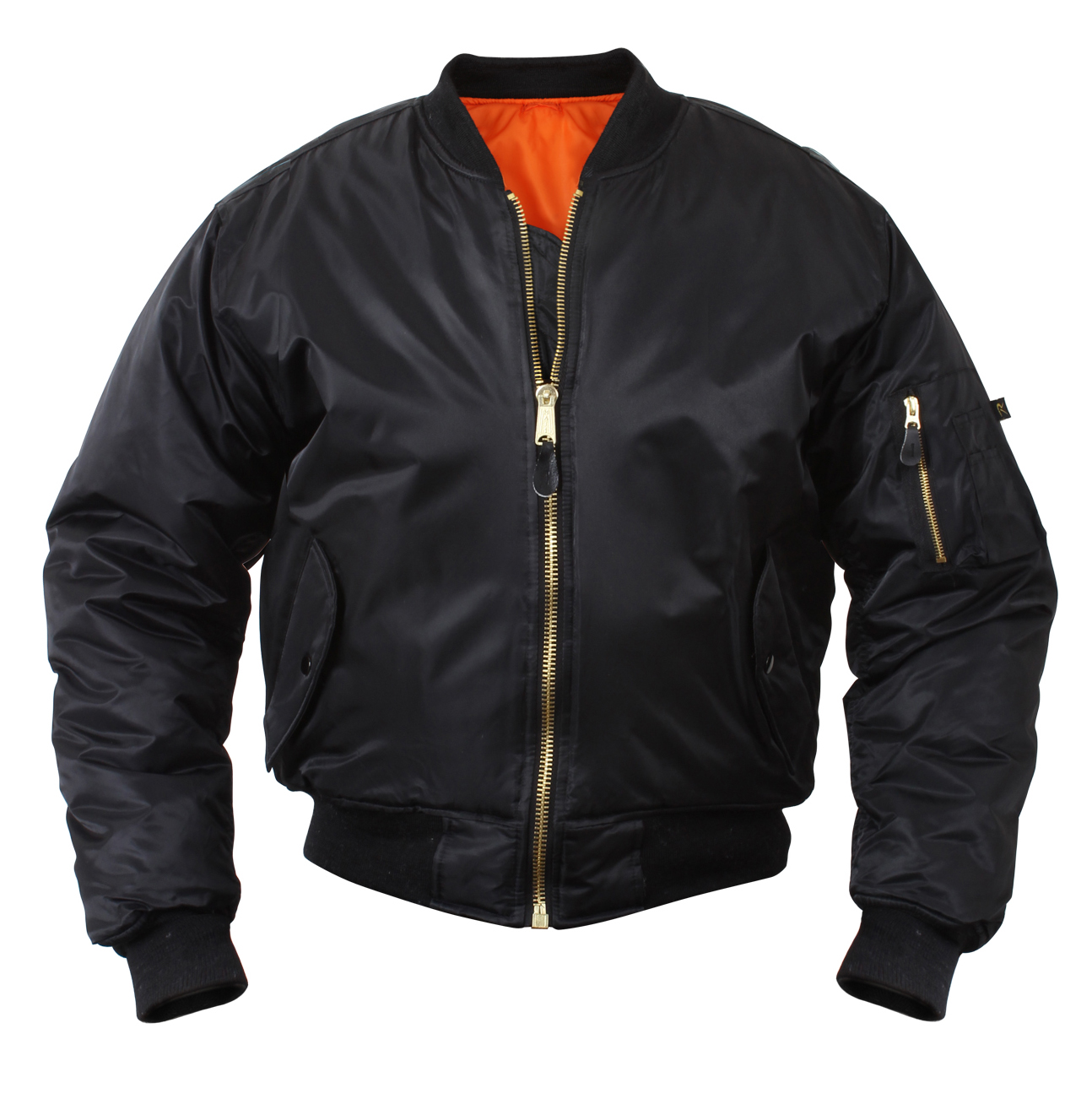 Rothco Kids Ma-1 Flight Jackets - Black, Medium