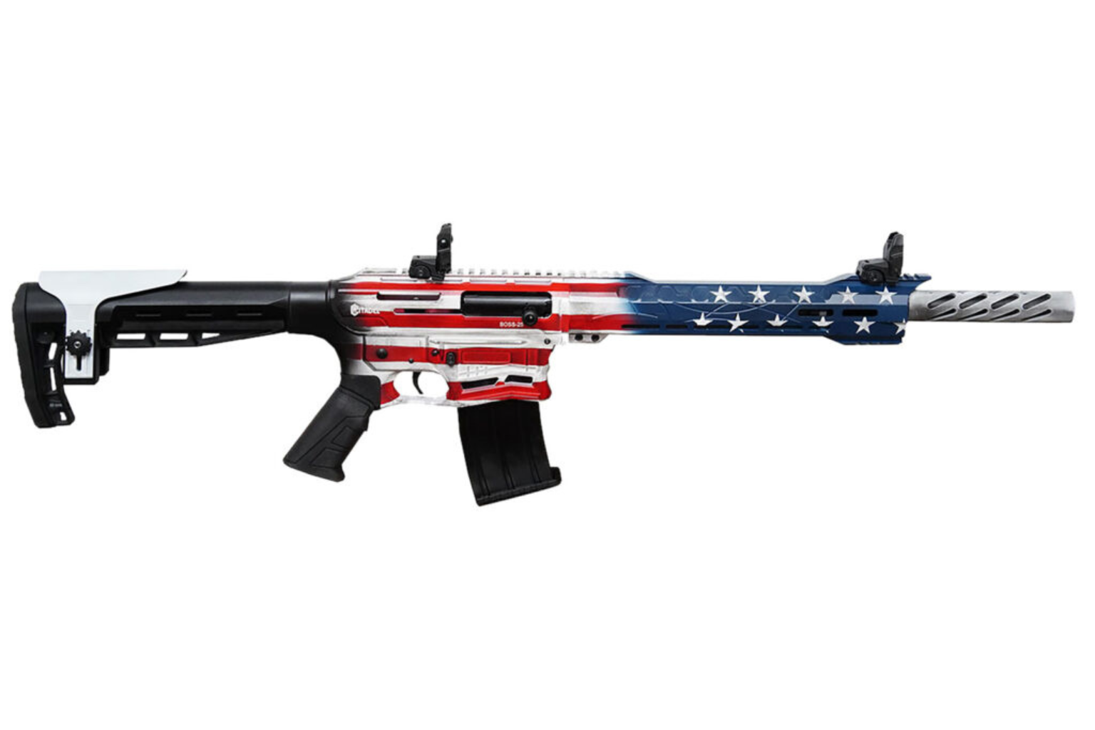 Citadel Boss 25 12GA Shotgun USA Flag Edition