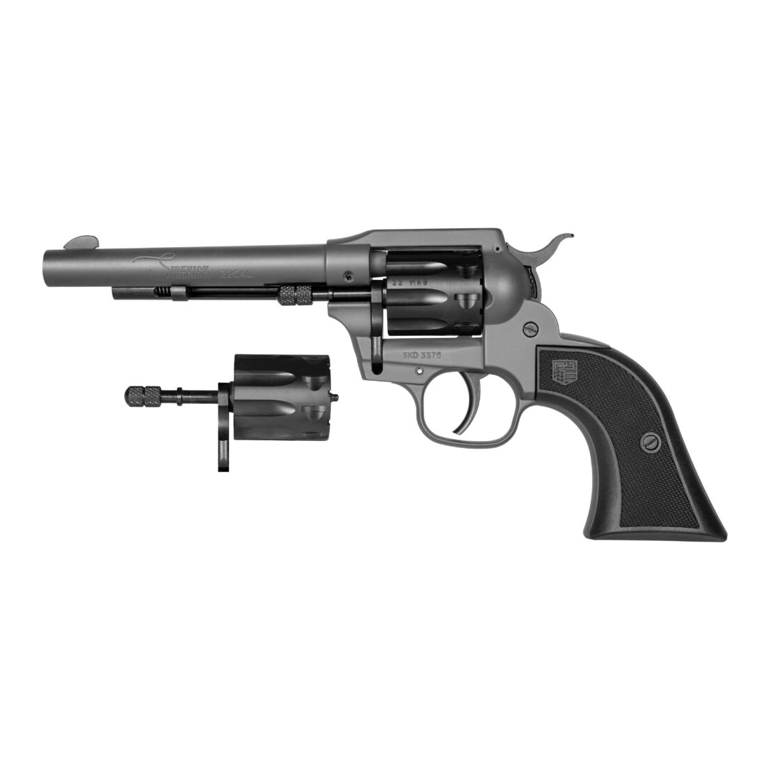 Diamondback Firearms Sidekick .22LR/.22 Magnum Revolver 5.50" 9rds, Gray - DB053CA051