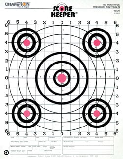 Champion 100 YD RIFLE SIGHTIN O/B (12/PK) 45726