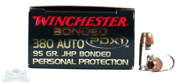 Winchester 380 Auto/ACP 95gr PDX1 Defender Ammunition 20rds - S380PDB