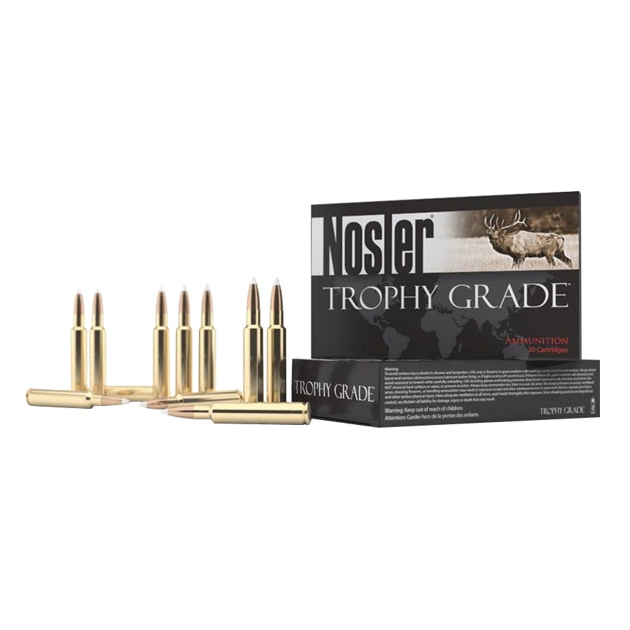 Nosler Trophy Grade 30-06 180 grain AccuBond Rifle Ammo, 20/Box - 46134