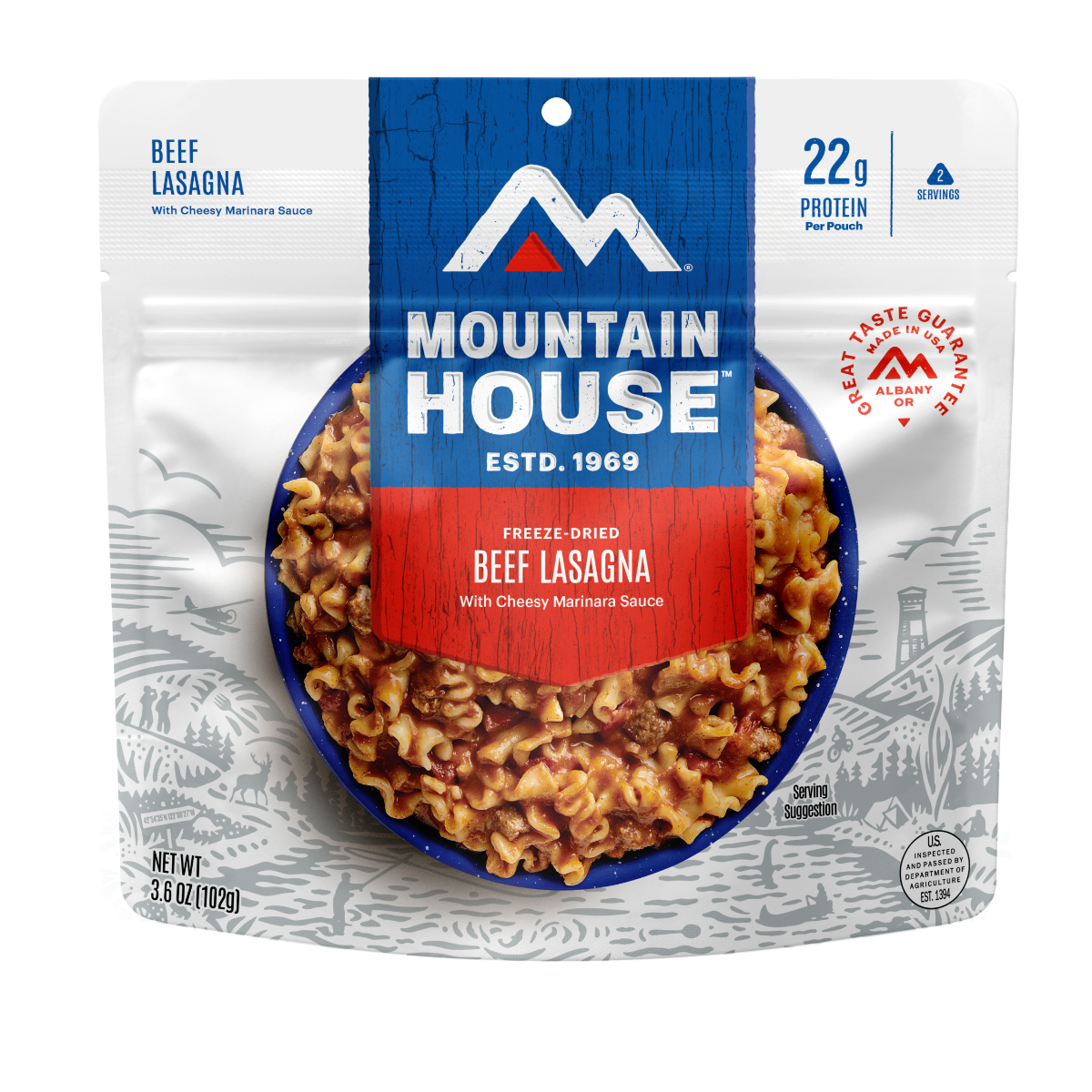 Mountain House Freeze Dried Beef Lasagna - 55125