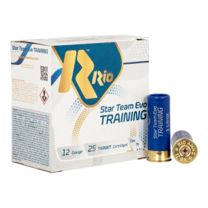 Rio Ammunition STT328 Star Team EVO 12GA 2.75\" 1 1/8oz #8 Shot 25 Per Box
