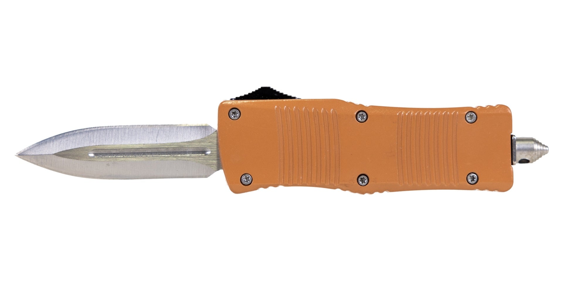 Master Cutlery Drop Point OTF Knife, Orange (CA Compliant) - SE-1341OE