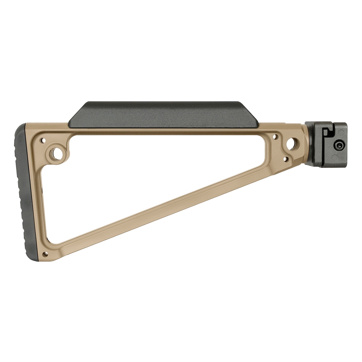 Midwest Industries Triangle Side Folding Stock Flat Dark Earth
