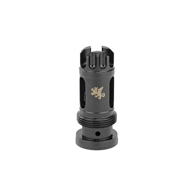 Griffin Armament 1/2x28 5.56 NATO Flash Compensator, Black - TFC556-12