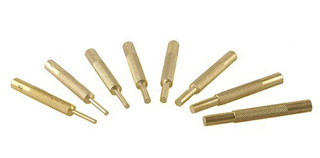 Wheeler Engineering Brass 8-Piece Punch Set