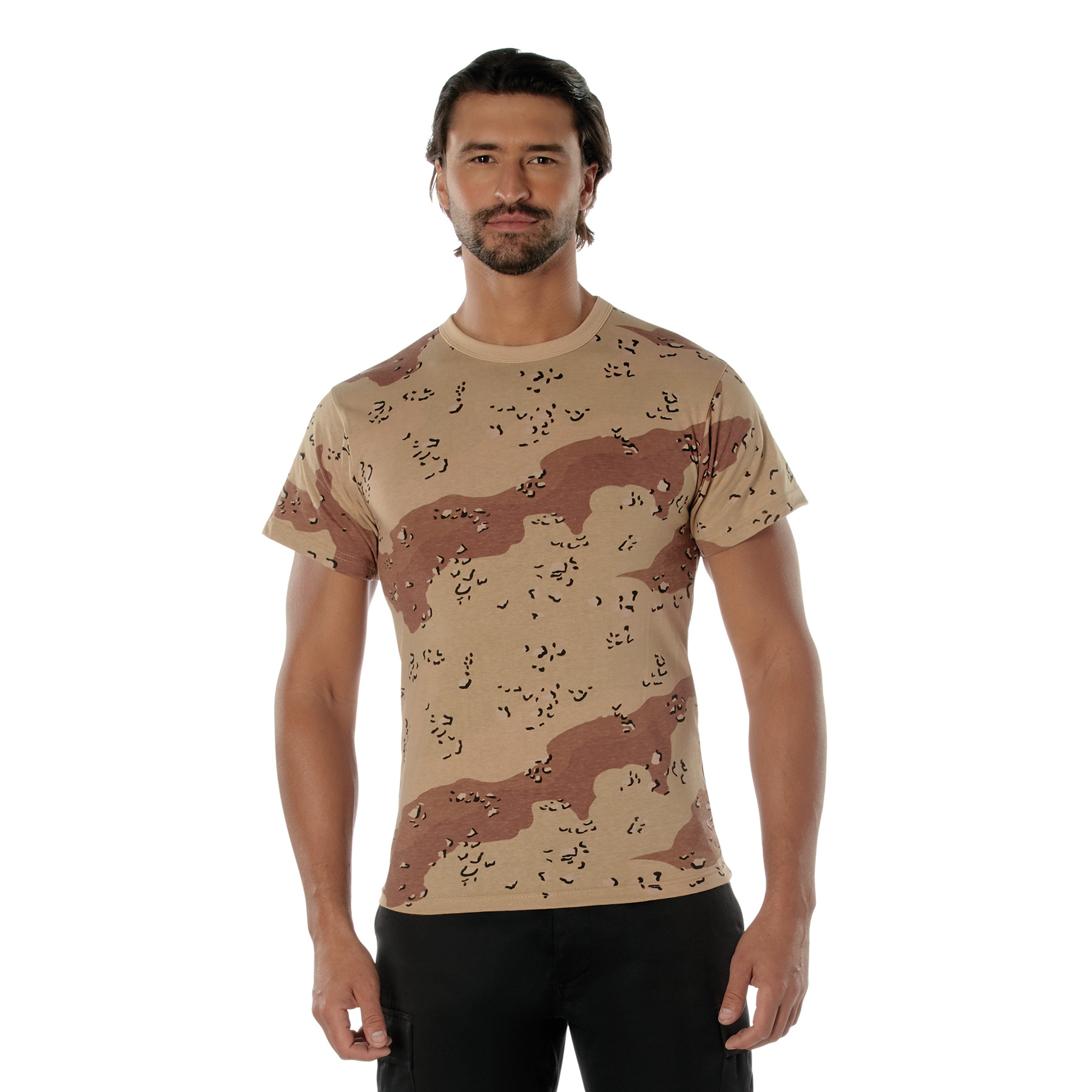 Rothco Camo T-Shirt - 6-Color Desert Camo, X-Large