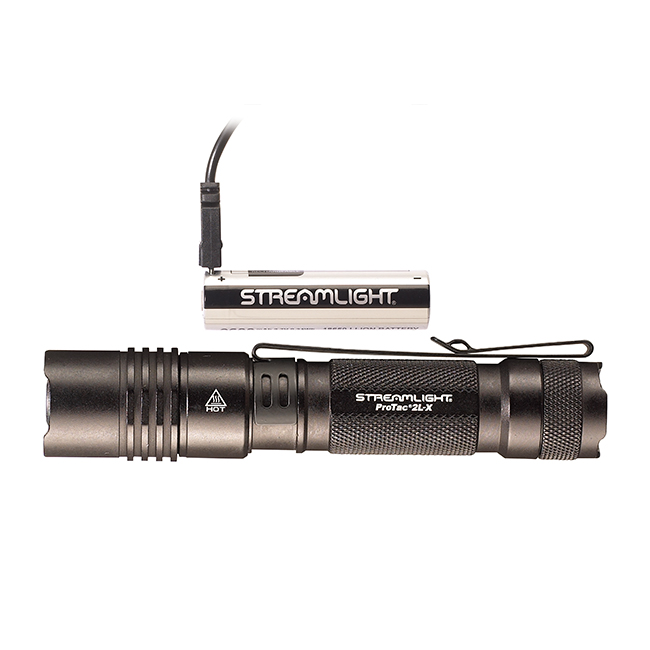 Streamlight ProTac 2L-X 500 Lumen Tactical Light w/ SL-B26 USB Battery, Blk - 88082