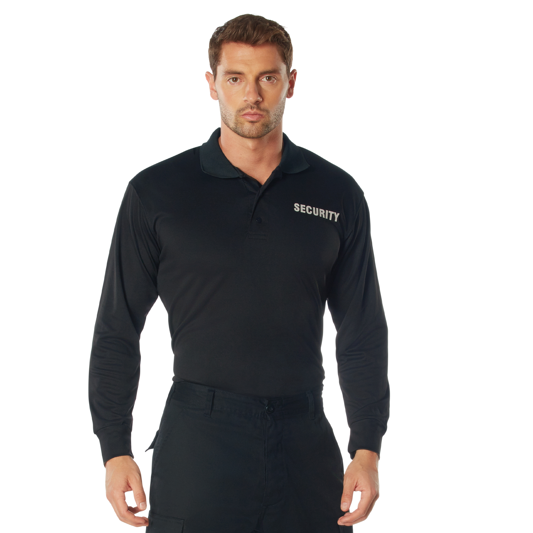 Rothco Moisture Wicking Long Sleeve Security Polo - X-Large