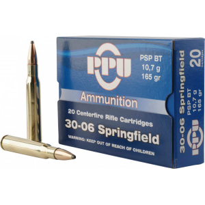 Prvi Partizan PPU PP30062 Standard Rifle 30-06 165 GR Pointed Soft Point - 20rd Box