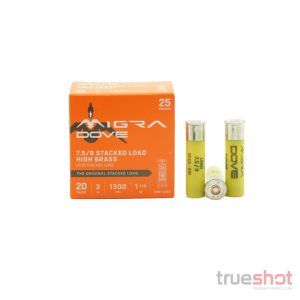 Migra Ammunition - Staxd - Ultimate Dove - 20 Gauge - #7.5-9 Shot - 3" - 1-1/4 oz. - 1300 FPS - 25