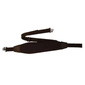 Grovtec US Inc GTSL20 Padded Sling  with 1 Swivels 1 W x 48 L Adjustable Black Nylon for Rifle/Shotgun