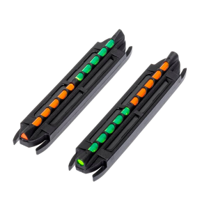 North-Pass HIVIZ Two-In-One Magnetic Shotgun Sight with Green & Orange LitePipe