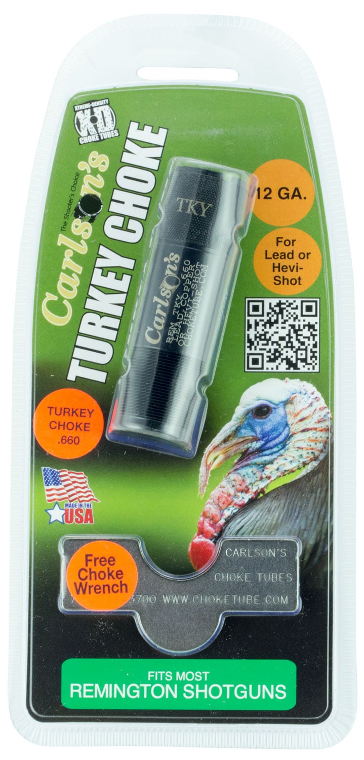 Carlson's Choke Tubes 12 Gauge Turkey Remington Extended Choke Tube, Matte Blue - 19583