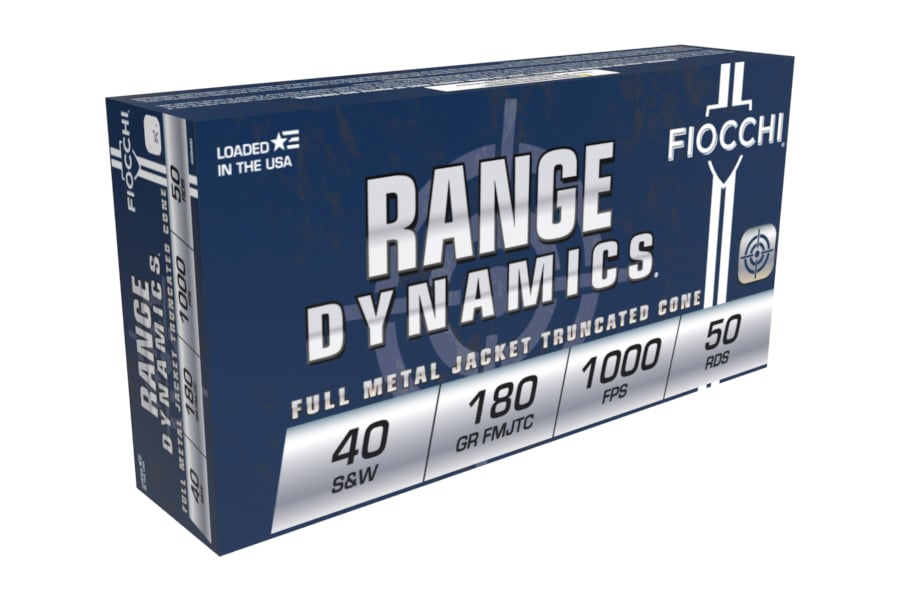 FIOCCHI 40SW 180GR FMJ 50/1000 - No Credit Card Fees - Low, flat rate shipping