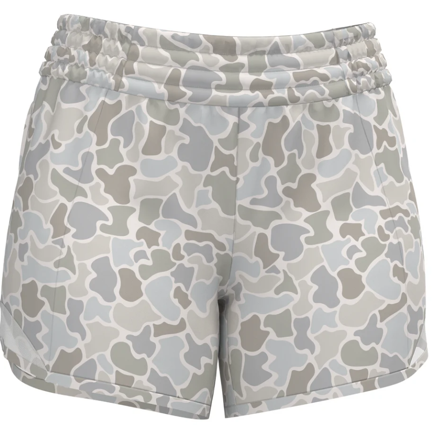 Local Boy Local Girl Vista Shorts, Forest Camo Saltwater - X-Large