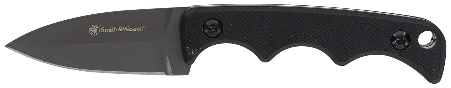 Smith & Wesson H.R.T. Neck Knife Fixed Knives w/ Sheath - 1193156