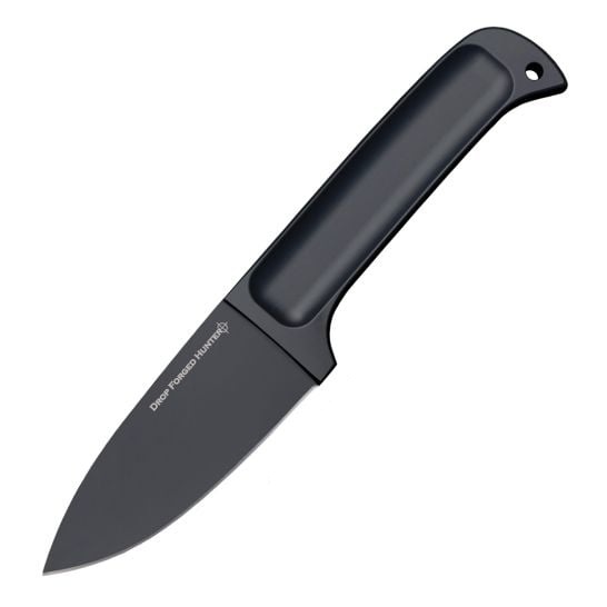 Cold Steel Hunter, Fixed Blade Knife, Drop Point, Black - CS-36MG