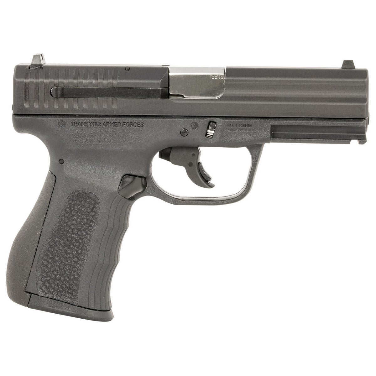 FMK Firearms 9C1 G2 CA/MA Compliant 9mm 3.87" Compact Pistol 10rds, Black - G9C1G2BSSCMS
