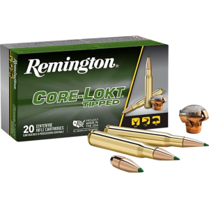 Remington Core-Lokt Tipped 360 Buckhammer 180gr Polymer Tip 20rd Brass Case