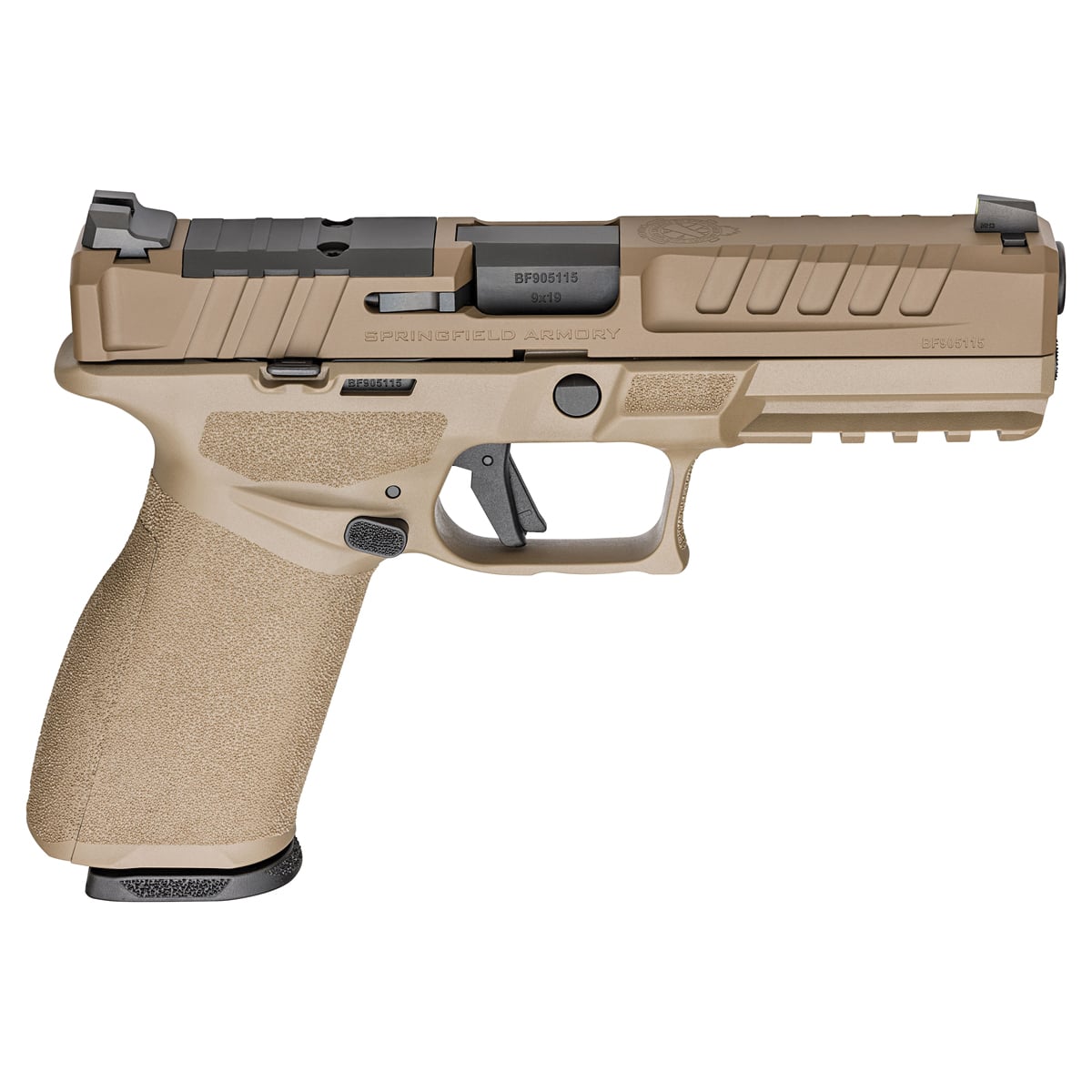 Springfield Armory Echelon 4.5F Low Capacity 9mm 4.50" 10rds, Desert Flat Dark Earth