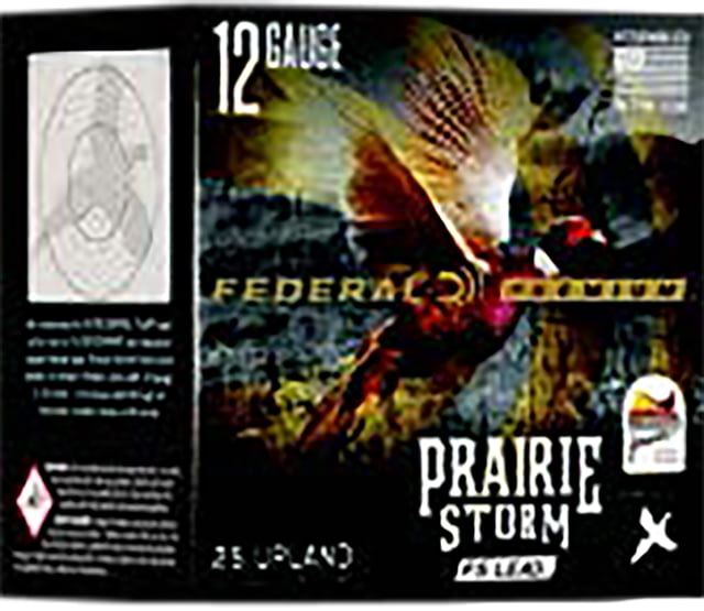 Federal Prairie Storm 12 Gauge 1.25oz 2-3/4 in Lead Shotgun Ammo #6 1.330 FPS 25 Rounds PFX126FS