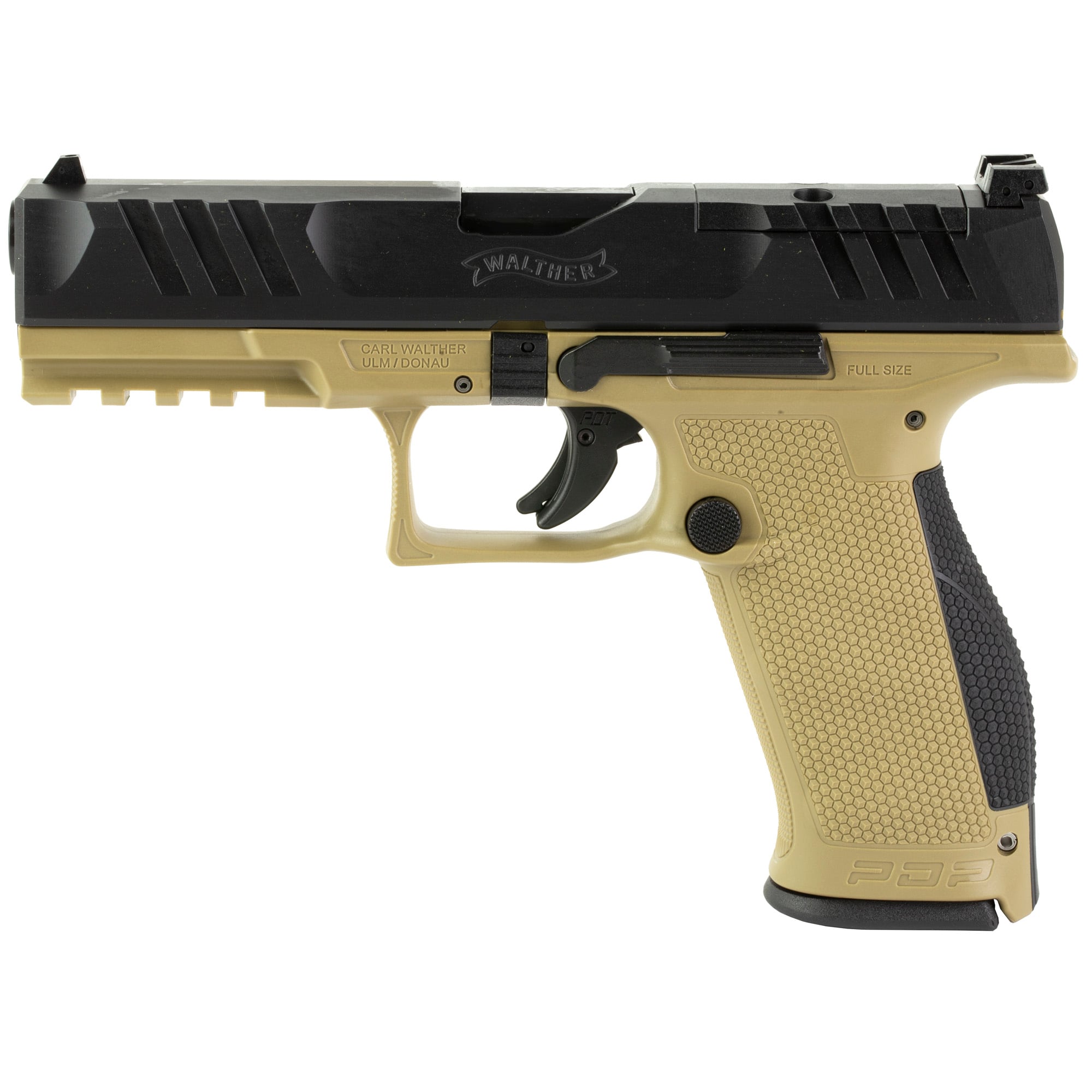 WALTHER ARMS PDP FS 9MM 4.5″ BLK/TAN OR - No Credit Card Fees - Low, flat rate shipping