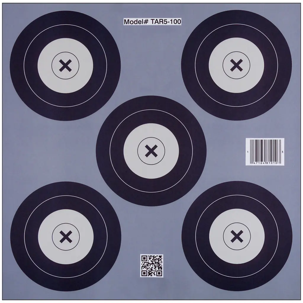 30-06 Paper Targets 5 Spot 100 pk.