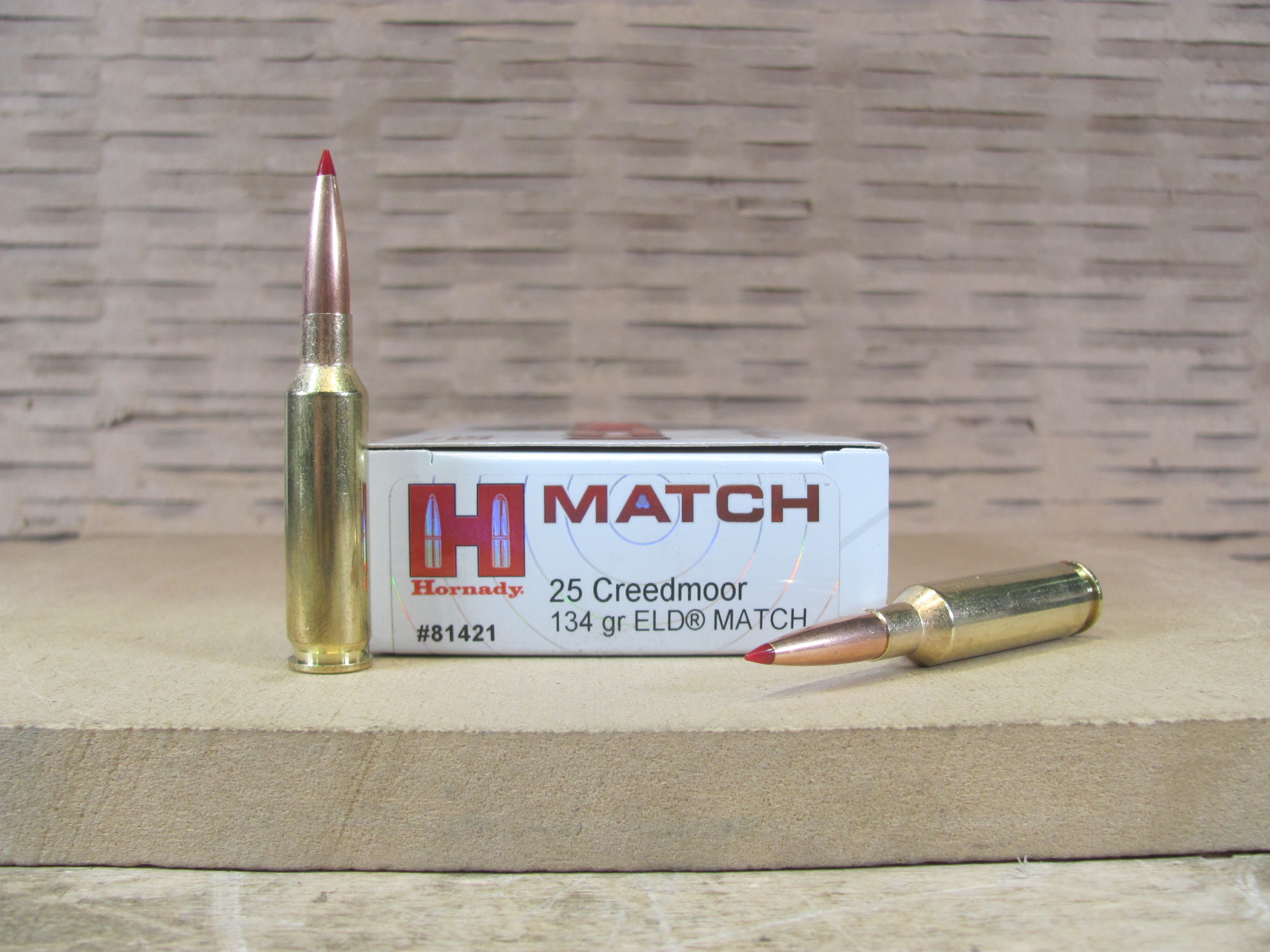 20 Round Box – 25 Creedmoor 134 Grain ELD Match Hornady Ammo – 81421