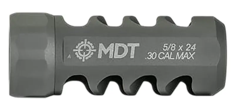 Mdt Sporting Goods Inc 109154RTI Hunt Brake Black Titanium 5/8"x24 Threads 30Cal