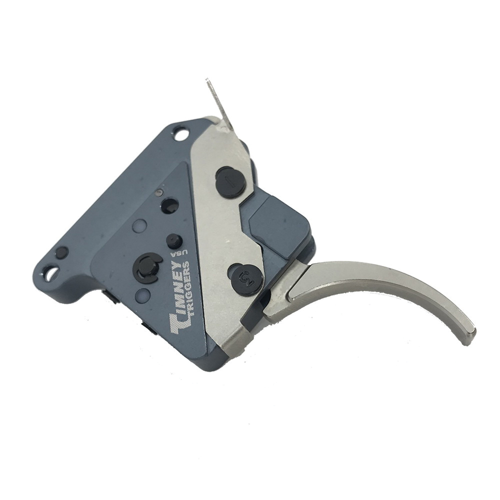 Timney Triggers HIT Curved Trigger for Remington 700 Rifles, Nickel Plated - THE-HIT-16