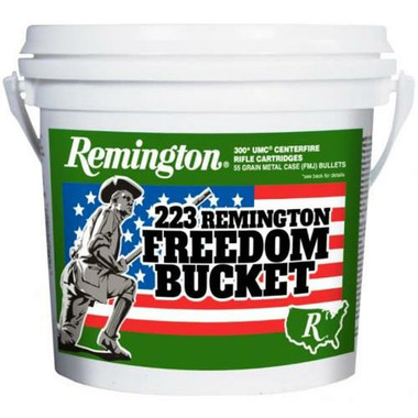 Remington UMC .223 Rem, 55 Grain FMJ, 300 Round Bucket 23897